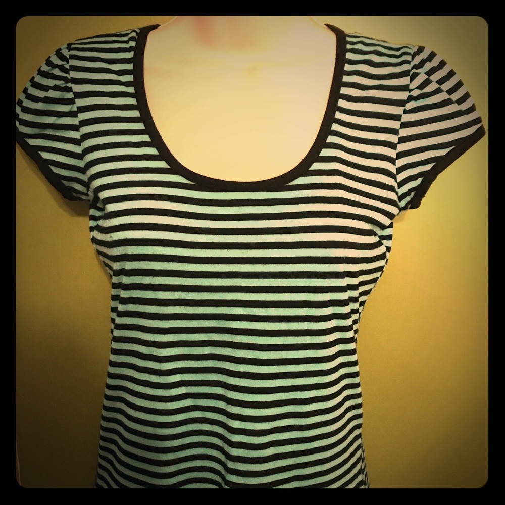 Rocksteady Top! Rockabilly Style Aqua & Black